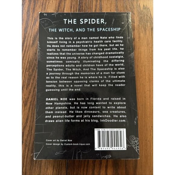 The Spider, The Witch, And The Spaceship by Daniel Noe SIGNED - Picture 2 of 3